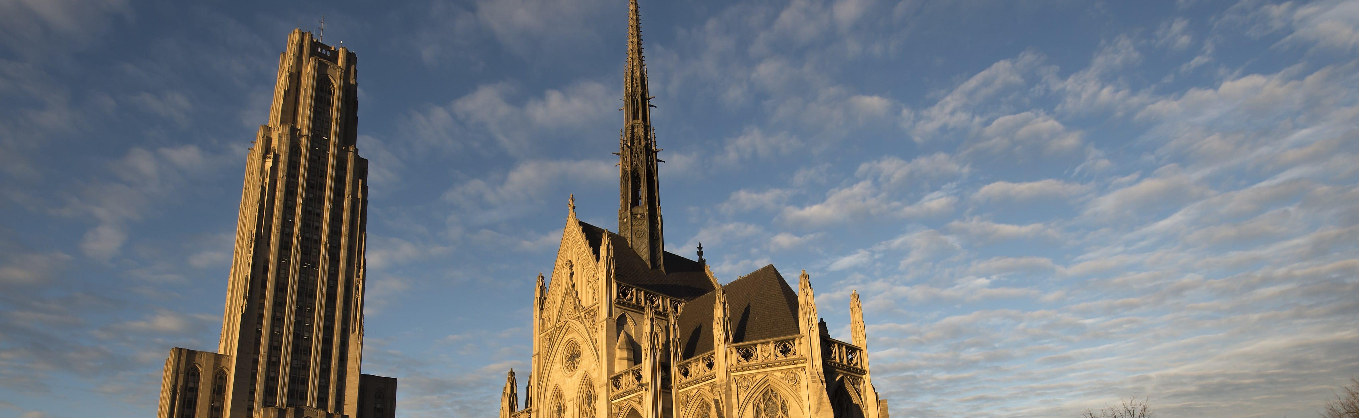 Cathedral of Learning and Heinz Chapel Sunrise