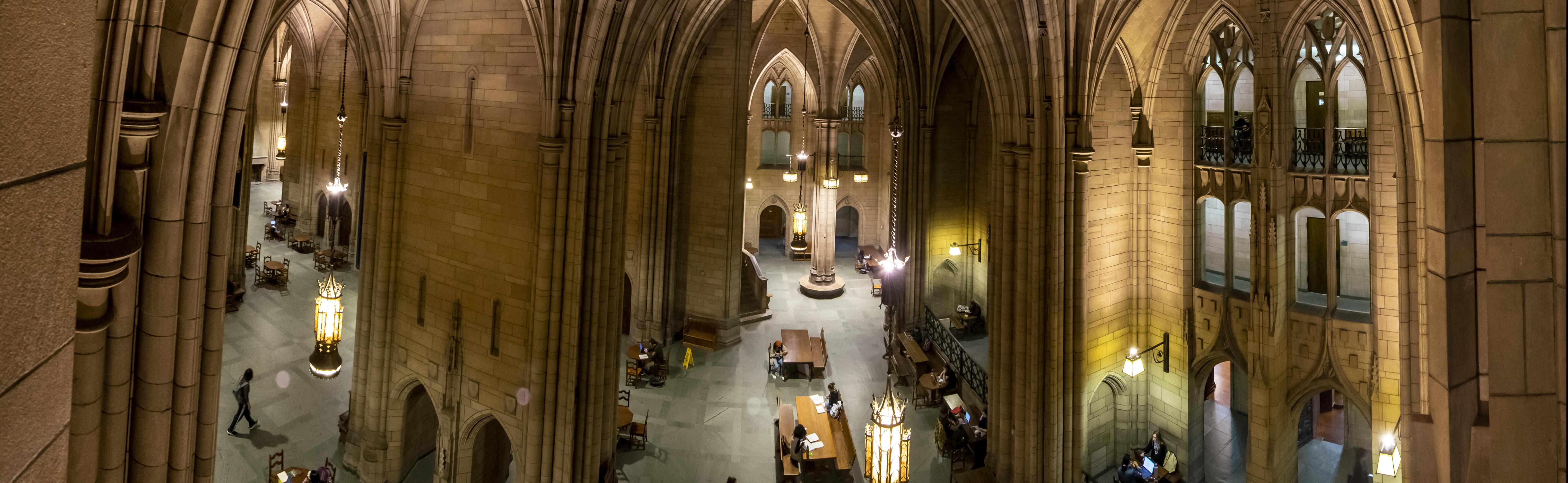 inside of the cathedral of learning