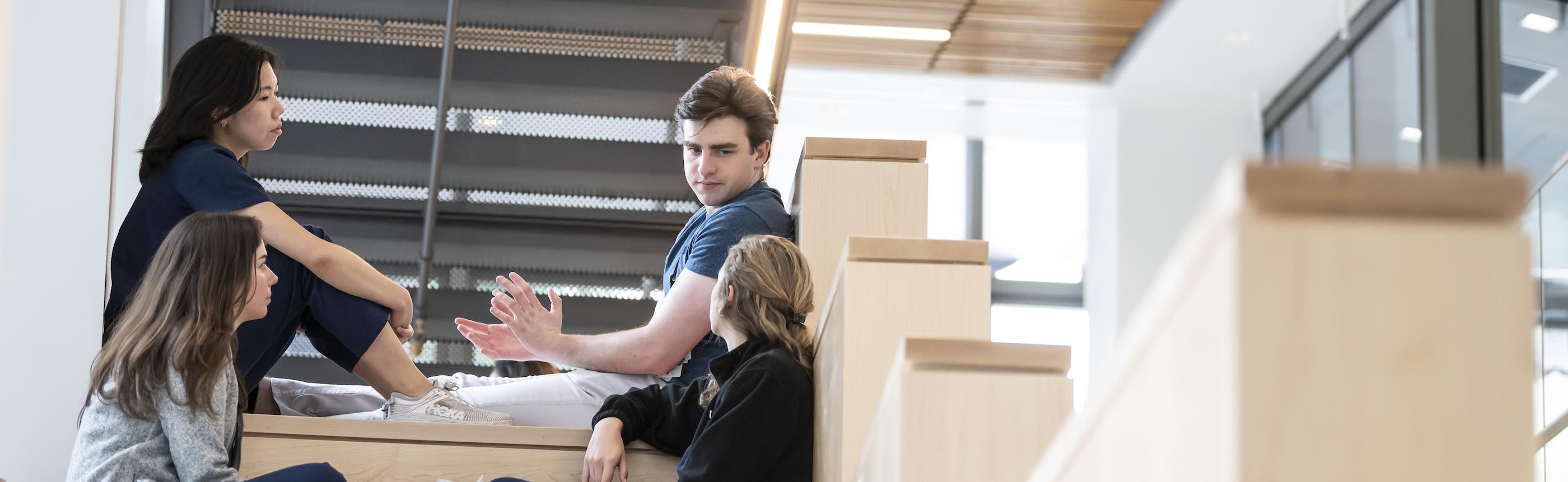 Students talking